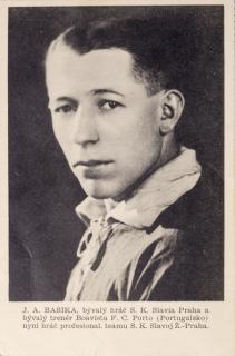 Pohlednice  - fotografie J.A.Basika, S.K.SLAVIA PRAHA