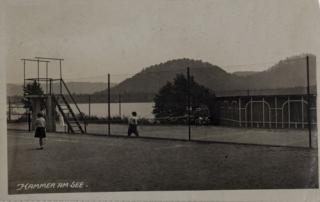Pohlednice  -  Hammer am See, tennis, 1938
