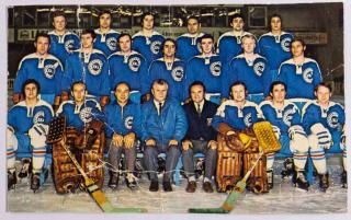 Pohlednice, hokej, ZKL Brno, 1973, ořez
