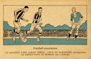 Pohlednice humor - Football association, 1924