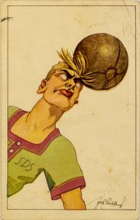 Pohlednice humor - SDS, 1909