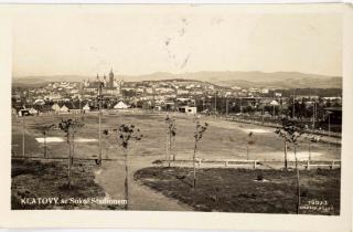 Pohlednice, Klatovy se Sokol. Stadionem