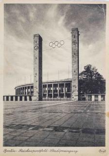 Pohlednice  -  OH Berlin, Reichsportfeld, 1943