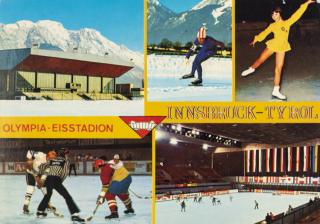 Pohlednice , Olympia - Eisstadion, Innsbruck, 1976