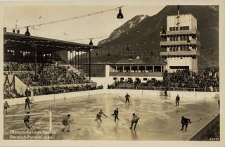 Pohlednice  Olympia Kunsteis -stadion, Garmisch 1936