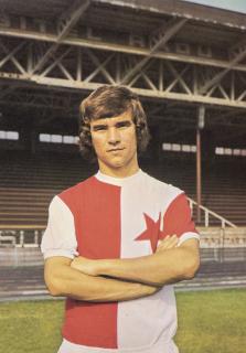 Pohlednice - Peter Herda- Slavia Praha, 1978