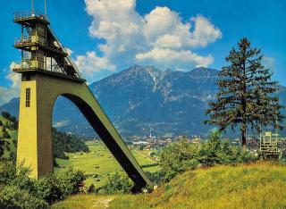 Pohlednice  -   Skokanský můstek, Garmisch-Partenkirchen, Oberbayern