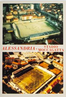 Pohlednice stadion , Alessandria - stadio Moccagatta