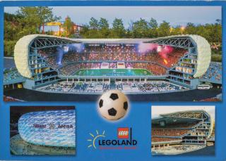 Pohlednice - Stadion, Allianz arena, Legoland