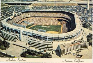 Pohlednice stadion, Anaheim Stadium, California