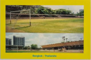 Pohlednice stadion , Bangkok Thailandia, Estadio Nacional