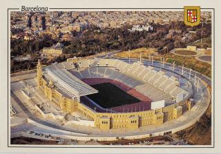 Pohlednice Stadion, Barcelona, Estadi Olimpic