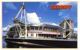 Pohlednice stadion , Cardif Wales, Millennium Stadium