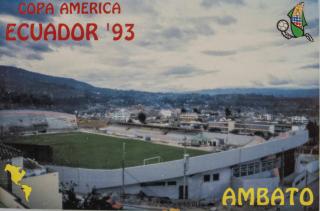 Pohlednice stadion, Copa America, Ambato, 1993