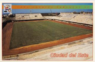 Pohlednice stadion,  Copa America, Ciudada del Este, 1999