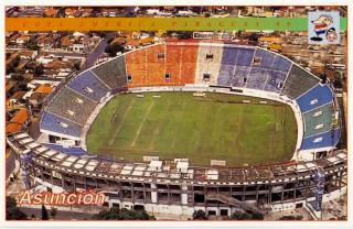 Pohlednice stadion, Copa America, Paraguay, Asunción, 1999 II