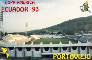 Pohlednice stadion, Copa America, Portoviejo, 1993