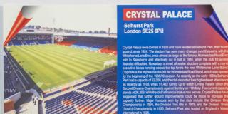 Pohlednice stadion DL, Crystal Palace, Selhurst Park