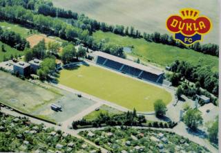 Pohlednice stadion, Dukla FC, Příbram