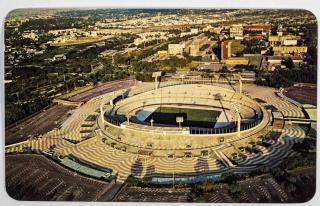 Pohlednice stadion, El Estadio Olimpico de la Ciudad Universtaria