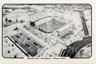 Pohlednice stadion, Estadio Jose Amalfitani - Buenos Aires.