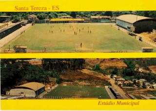 Pohlednice stadion, Estadio Municipal, Santa Tereza ES