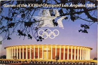 Pohlednice stadion, Games of the XIII Olympiad Los Angeles, 1984