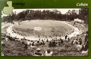 Pohlednice stadion, Gobán, Guatemala