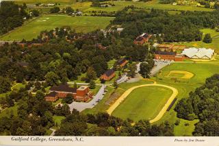 Pohlednice stadion, Guilford College, Greensboro, NC