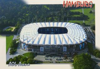 Pohlednice stadión, Hamburg, AOL Arena