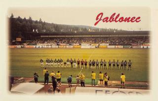 Pohlednice Stadion, Jablonec, ČR