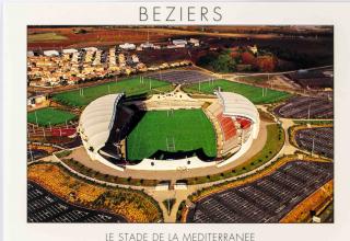 Pohlednice stadion, La stade de la Mediterrane, Beziers