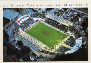 Pohlednice stadion, La Stade velodrome de Marseille