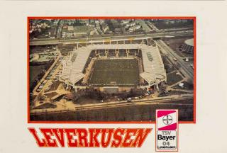 Pohlednice stadion, Leverkusen, Ulrich Heberland Stadion