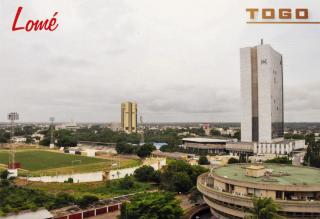 Pohlednice stadión, Lomé-Togo