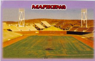 Pohlednice stadion, Mafikeng, South Africa