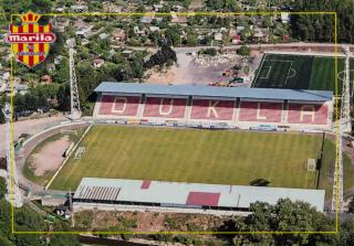 Pohlednice stadion, Marila FC, Příbram