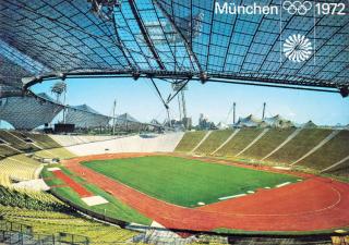 Pohlednice stadión MUNCHEN, OH 1972