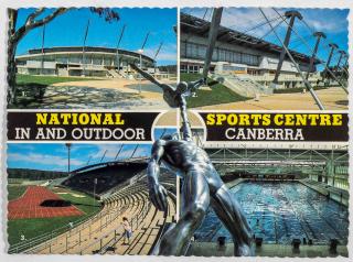 Pohlednice stadion, National Sports centre Canbera