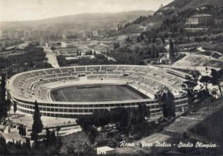 Pohlednice stadión, Roma, Stadio Olympico, 1960