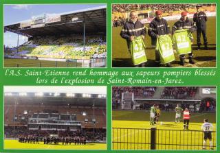 Pohlednice stadión, Saint Etienne, stade Geoffroy Guichard