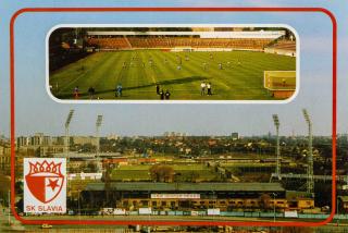 Pohlednice stadion , Sk Slavia Praha, CZ-002