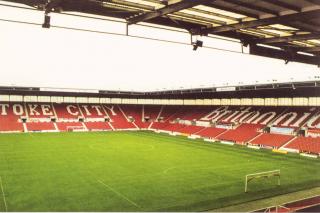 Pohlednice stadion , Stoke City, Stadium Britannia