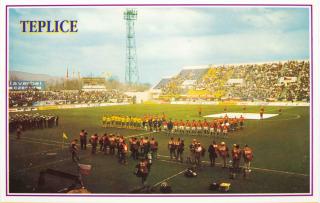 Pohlednice stadion, Teplice, Union Teplice