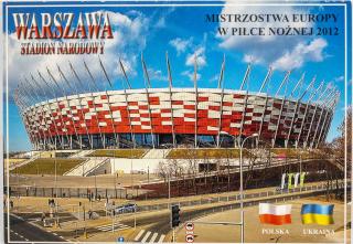 Pohlednice stadion VF, Mistrowstwa Europy, 012, Polska v. Ukraina
