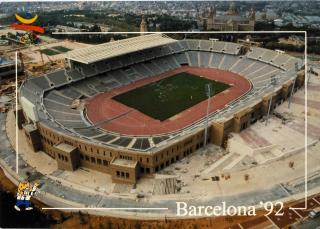 Pohlednice stadion VF, Olympic, Barcelona 1992