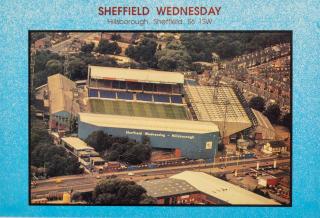 Pohlednice stadion VF, Sheffield Wednesday