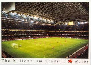 Pohlednice stadion VF, The millenium Stadium Wales