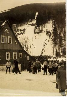 Pohlednice, Velký můstek, Harrachov