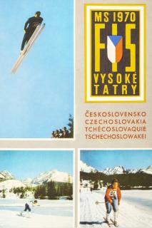 Pohlednice  -  Vysoké Tatry, MS FIS, 1970, ČSSR